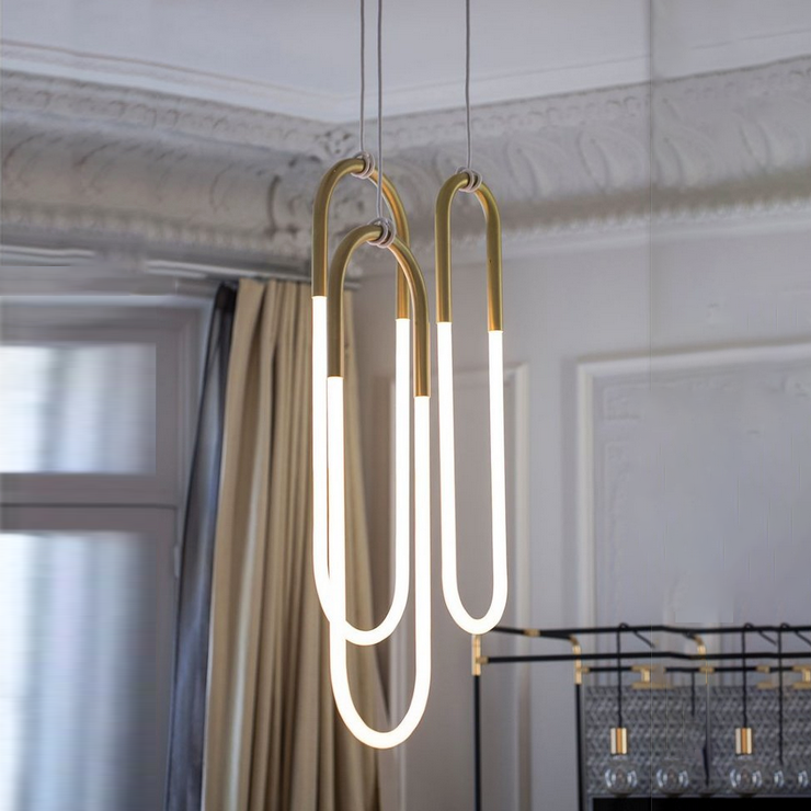 Светильник подвесной Rudi Loop 01 в стиле Roll&Hill