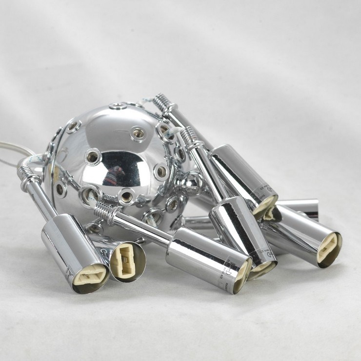 Люстра Dandelion type C round chrome D45