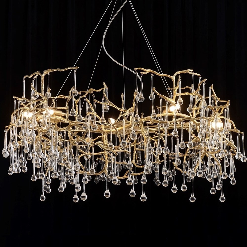 Люстра Droplet Ring Copper Lux