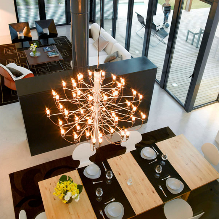 Люстра 2097 30 Chrome в стиле Flos