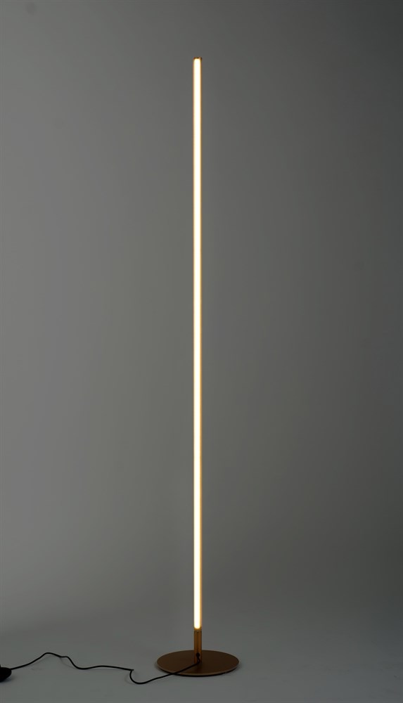 Торшер Lineum золото