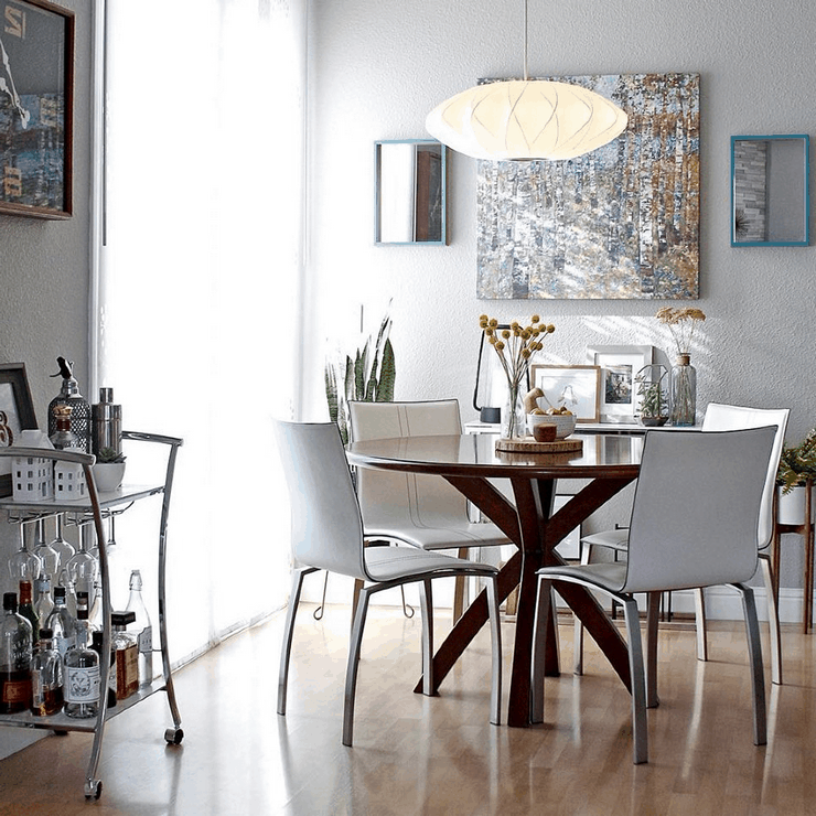 Светильник  Bubble Crisscross Saucer D63 Pendant в стиле George Nelson