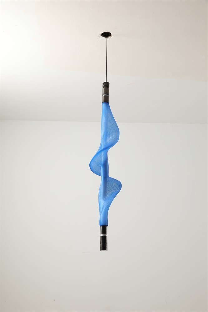 Светильник подвесной Vapour Vertical Blue H130