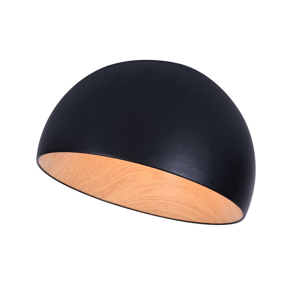 Светильник потолочный Nordic Black and Wood B D50