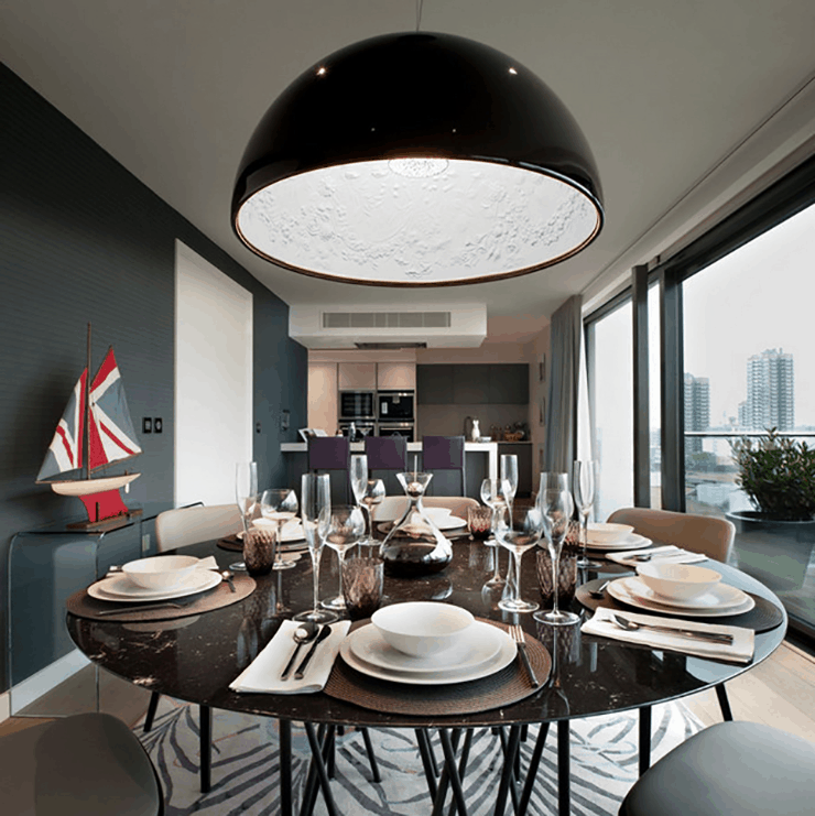 Светильник  Skygarden Black D40 в стиле Flos