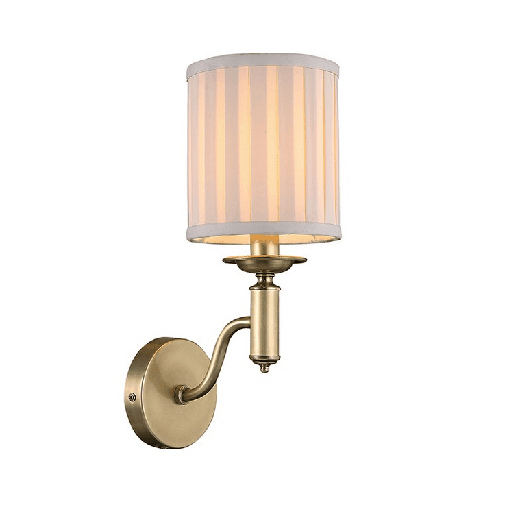 Бра Miami, Brass Shade beige L13*H28*Sp18 cm