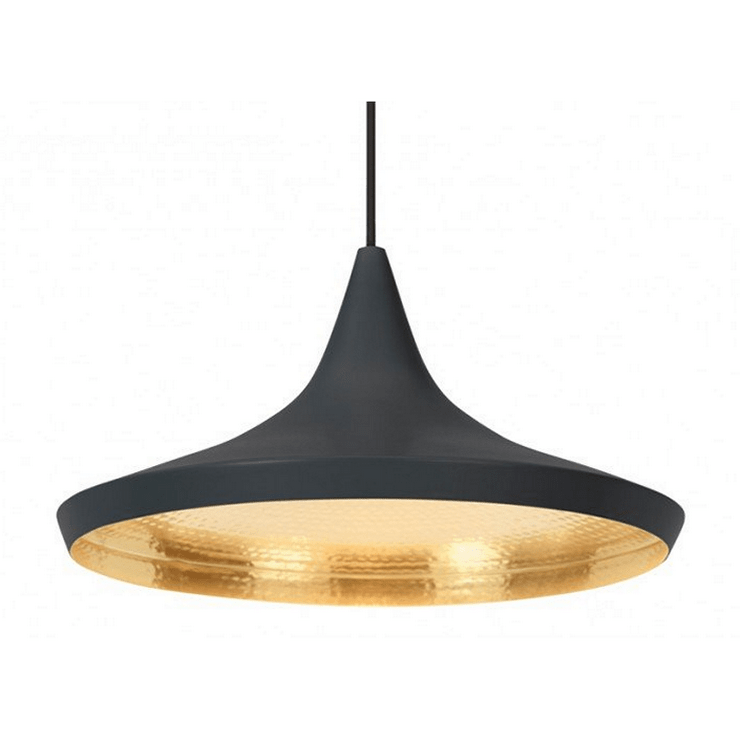 Светильник Beat Light Wide Black в стиле Tom Dixon