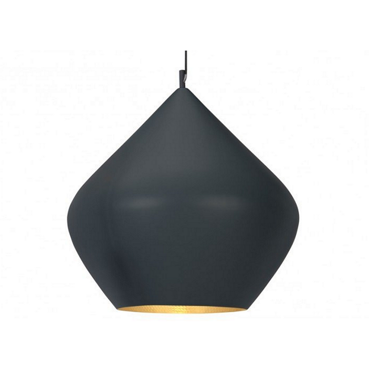 Светильник Beat Light Stout Black D50 см / H48 см Черный в стиле Tom Dixon