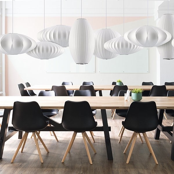 Светильник Saucer Bubble Pendant D40 в стиле George Nelson