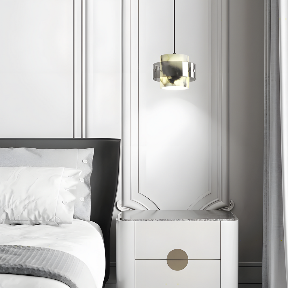 Светильник из мрамора Iris D13