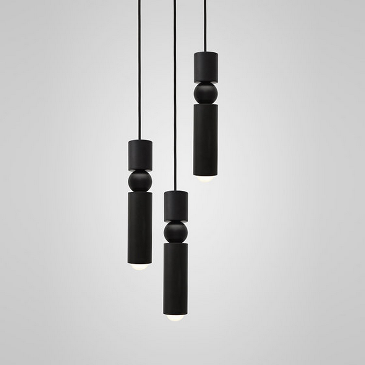 Светильник Fulcrum Light 3 Black в стиле Lee Broom