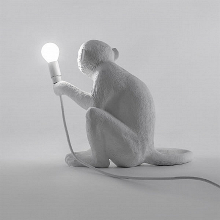 Настольная лампа Обезьяна Monkey Table Lamp  в стиле Seletti