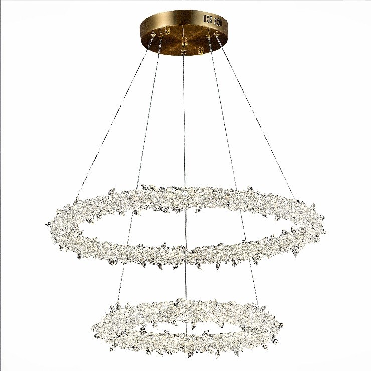 Люстра подвесная Sibyl Gold D60 + D40