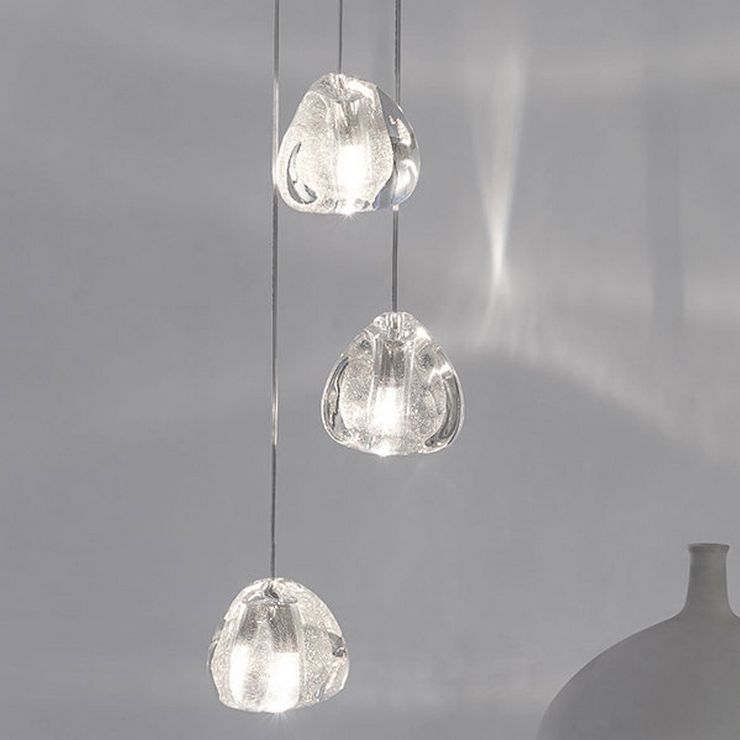 Светильник Mizu 3 Three Pendant Chandelier в стиле Terzani