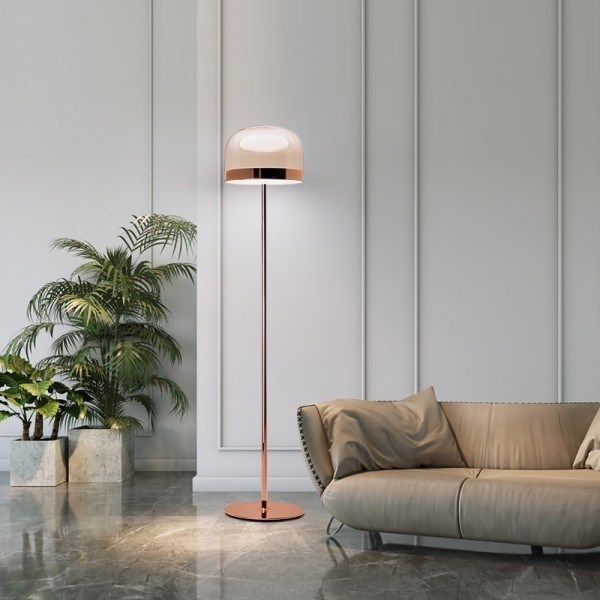 Торшер Equatore L Amber and Copper