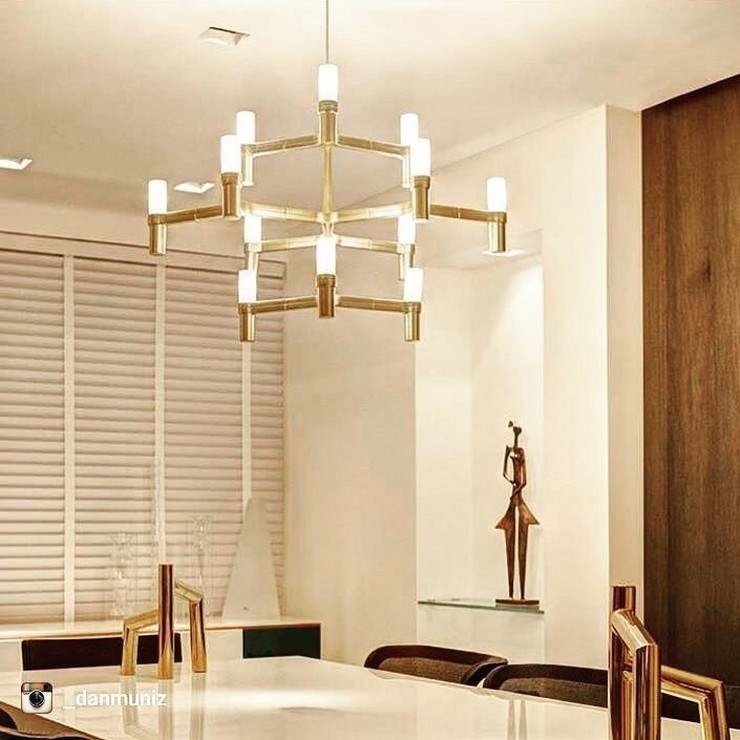 Люстра Crown Minor Gold в стиле Nemo