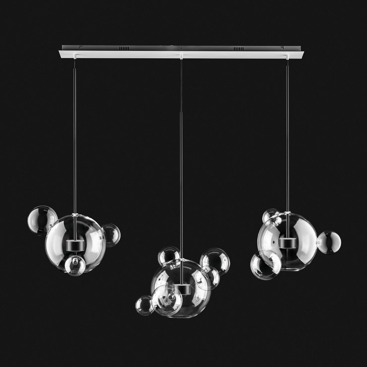 Светильник Bolle Linear 14 Bubbles Black