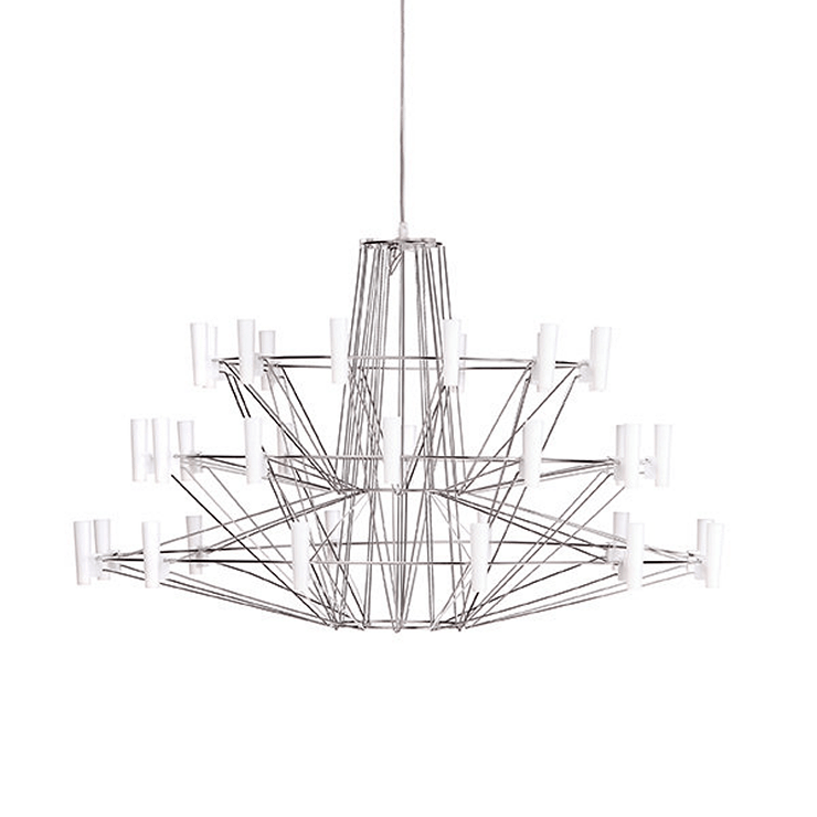 Люстра Coppelia Small D85 Nickel в стиле Moooi