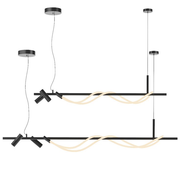 Люстра подвесная Tracer Bar  L144 Black