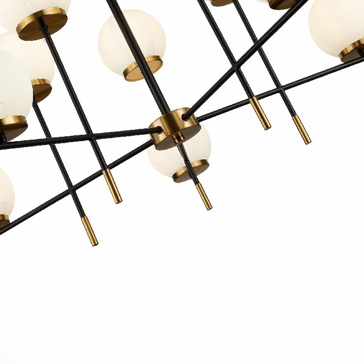 Люстра на штанге Milano Round 10