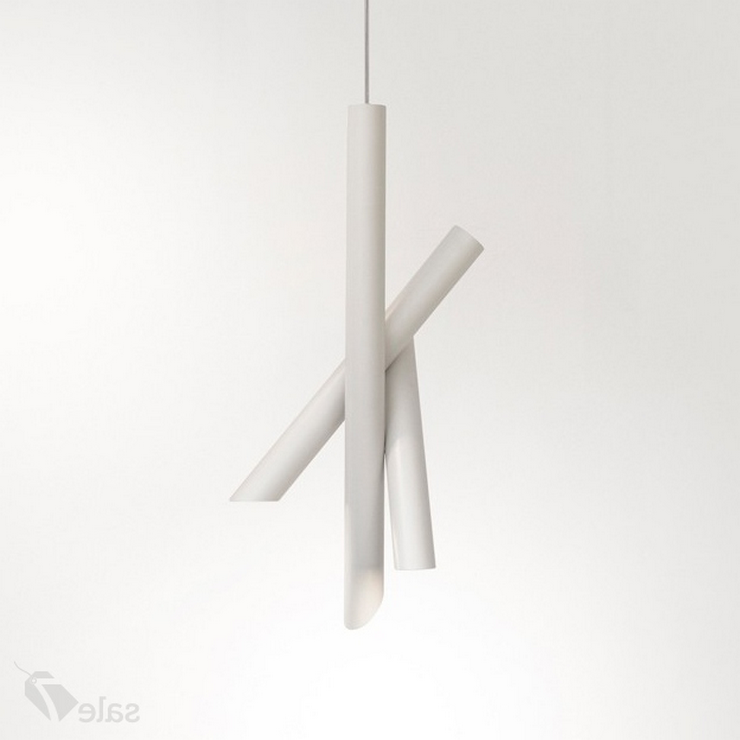 Светильник Tubes 3 White в стиле Nemo