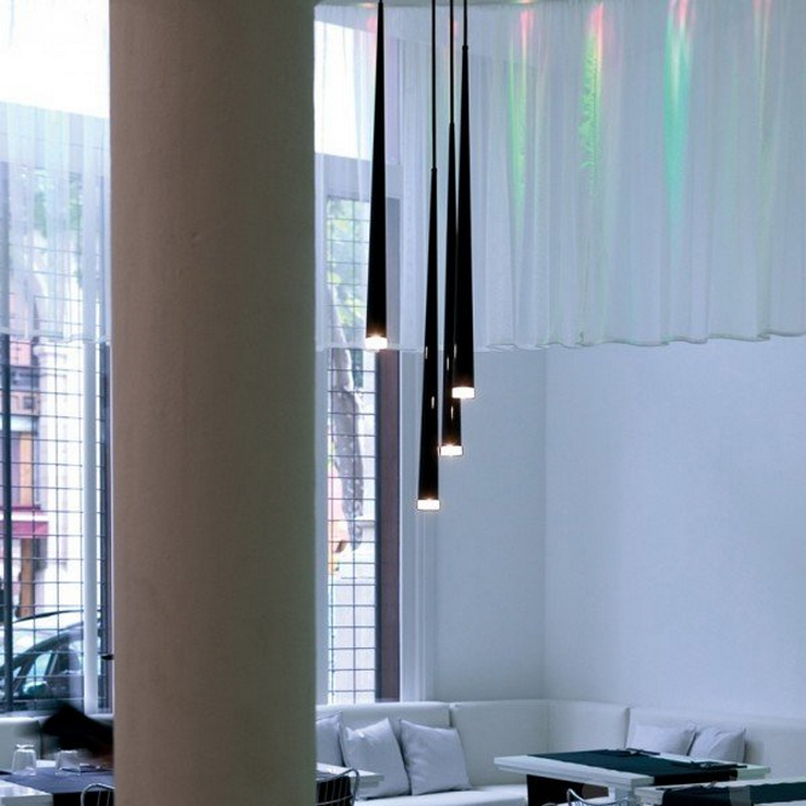 Светильник Slim Mini Chrome в стиле Vibia