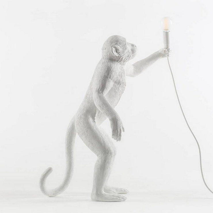 Торшер Обезьяна с Лампой Monkey Floor Lamp в стиле Seletti