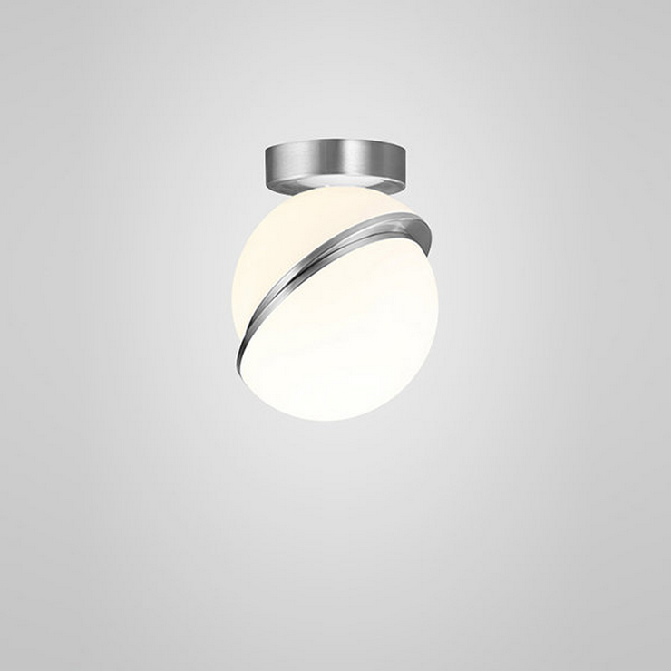 Светильник Crescent Ceiling Light Chrome в стиле Lee Broom