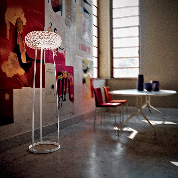 Торшер Caboche Clear D65 в стиле Foscarini