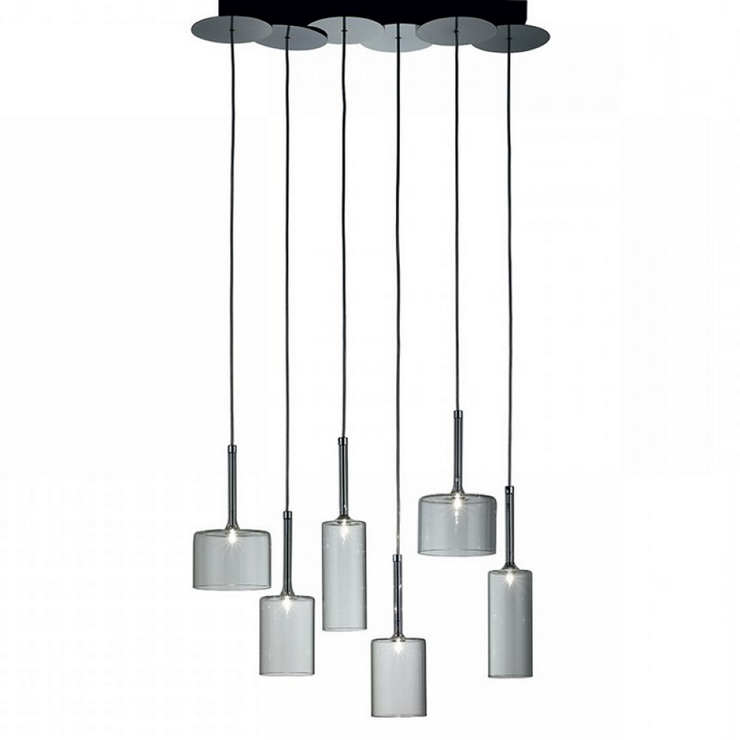 Люстра Spillray 6 Прозрачный в стиле Axo Light