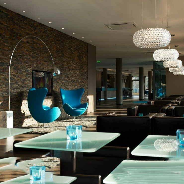 Люстра подвесная Caboche Clear D35 в стиле Foscarini