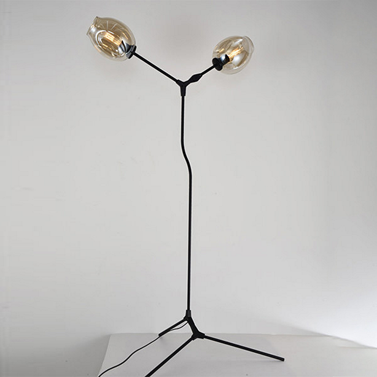 Торшер Branching Bubbles Floor Black в стиле Lindsey Adelman