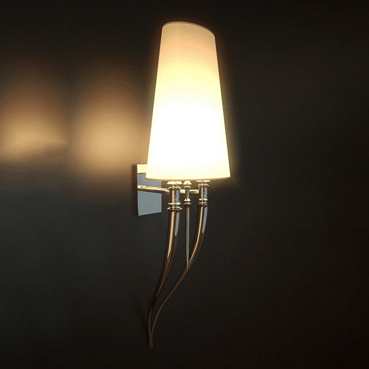 Бра Brunilde белый хром H104 см в стиле Ipe Cavalli