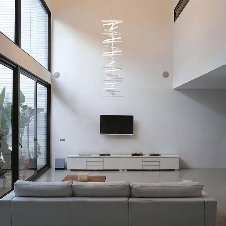 Люстра Rhythm Vertical White 119 в стиле Vibia