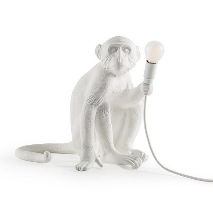 Настольная лампа Обезьяна Monkey Table Lamp  в стиле Seletti