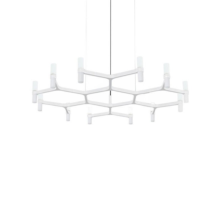 Люстра Crown Plana Mega White L110 в стиле Nemo