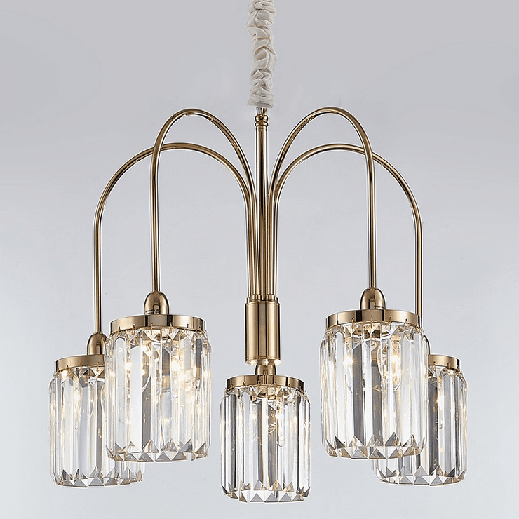 Люстра Greensboro, Gold Clear glass D60*H45 cm