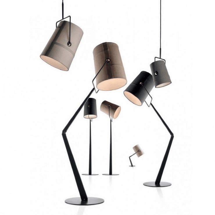 Лампа настольная Diesel Fork  черный в стиле Foscarini