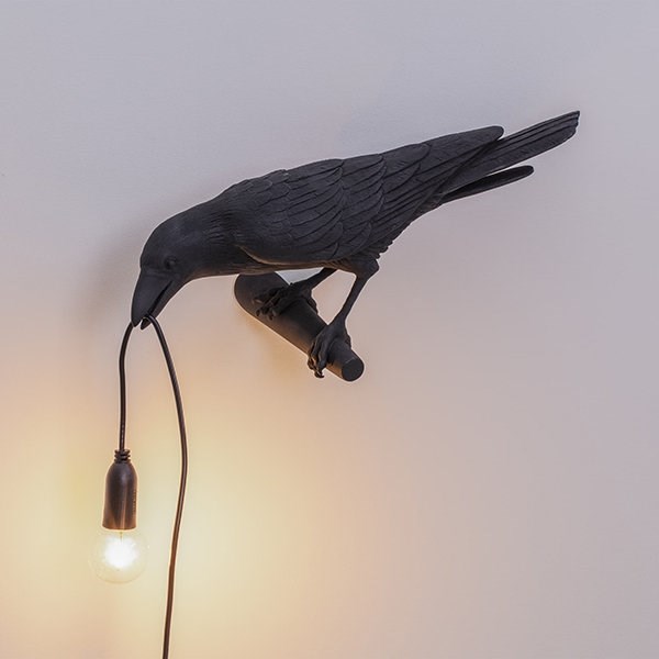 Бра Bird Lamp Black в стиле Seletti