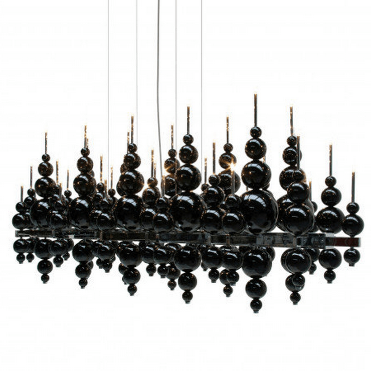 Люстра Tears From Moon 22 Black в стиле Ilfari