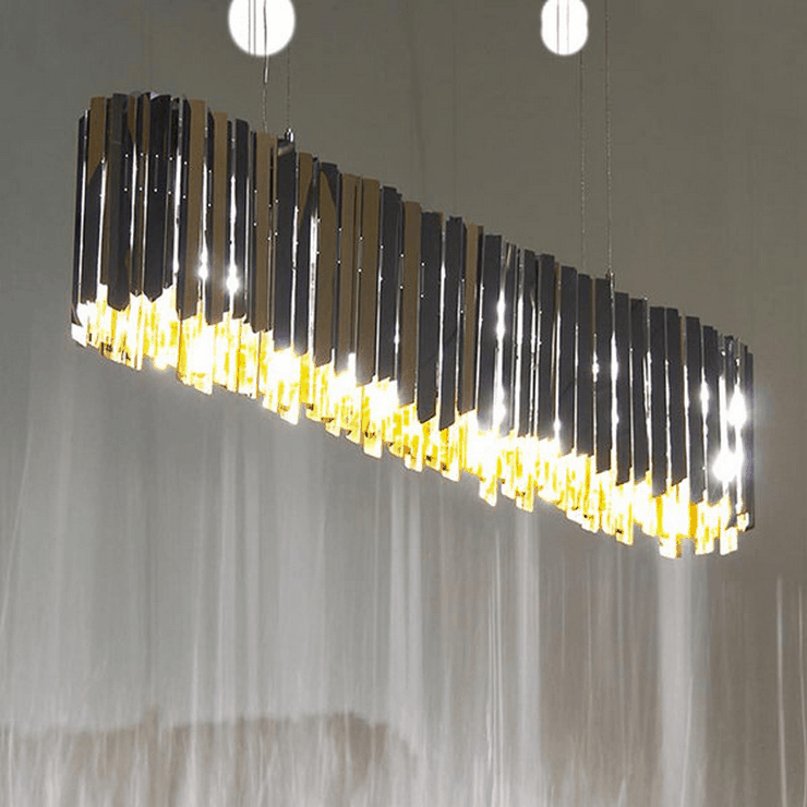 Люстра Facet 16  Стальной в стиле Tom Kirk