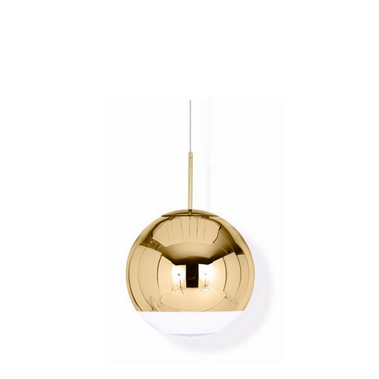 Светильник Mirror Ball Gold D15 в стиле Tom Dixon