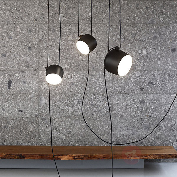 Светильник подвесной  Aim 3 Black в стиле Flos