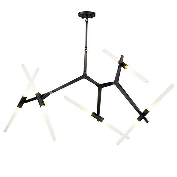 Люстра Agnes 10 Black в стиле Lindsey Adelman