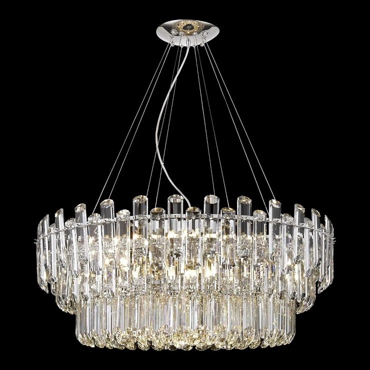 Люстра подвесная Arcadia D80 Nickel