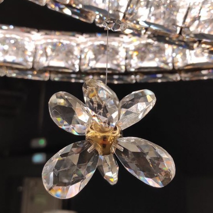 Люстра подвесная Toledo oval Gold