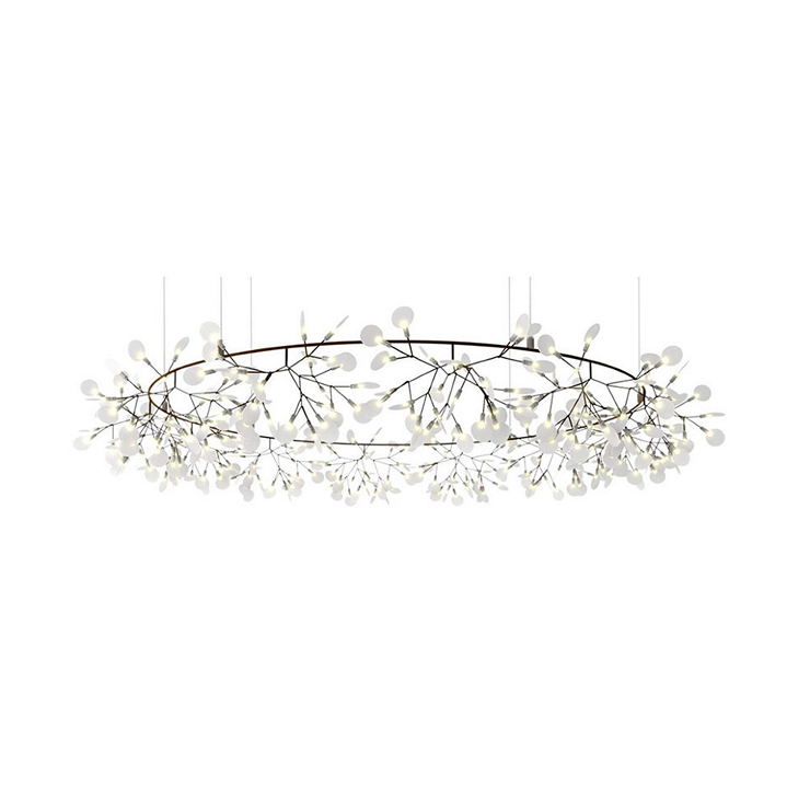 Люстра Heracleum The Big O D160   никель в стиле Moooi