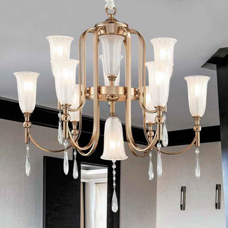 Люстра подвесная Anchorage D66 French gold