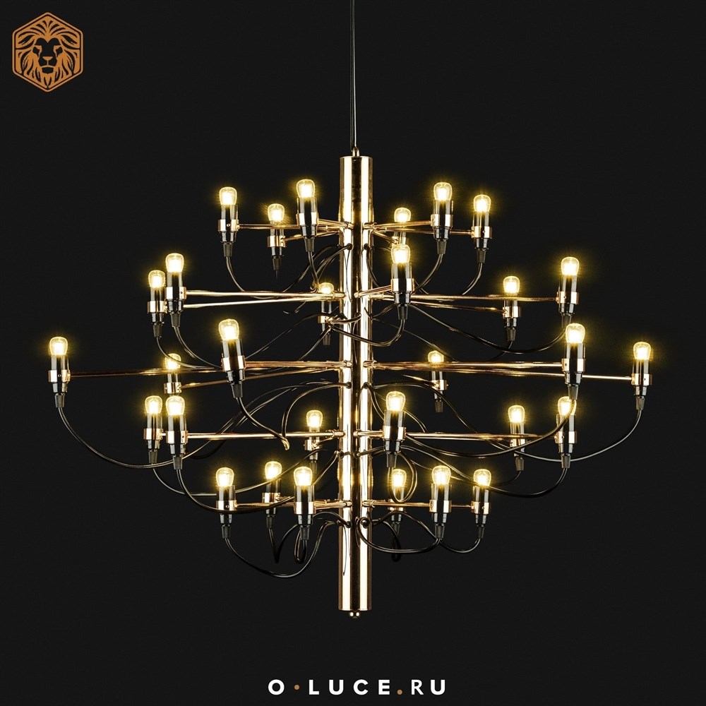 Люстра 2097 50 Gold в стиле Flos