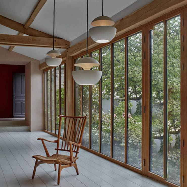 Светильник Lampe Here Comes The Sun D25 см / H24 см Белый + Белый